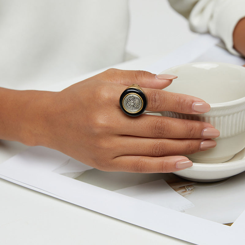 totwoo MEET Greek Coin Smart Ring (4 Styles)