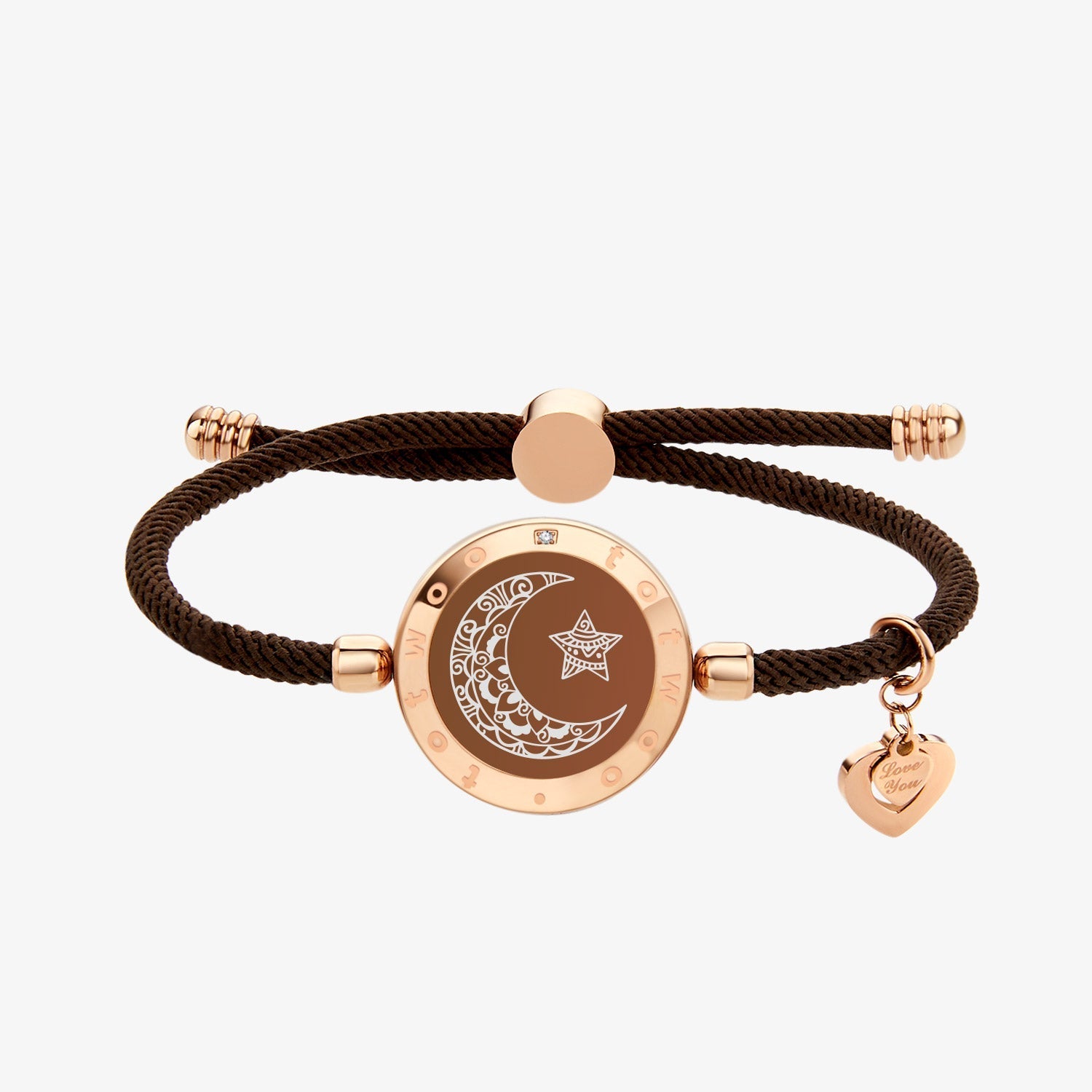 Moon Touch Bracelet with Milan Rope Single