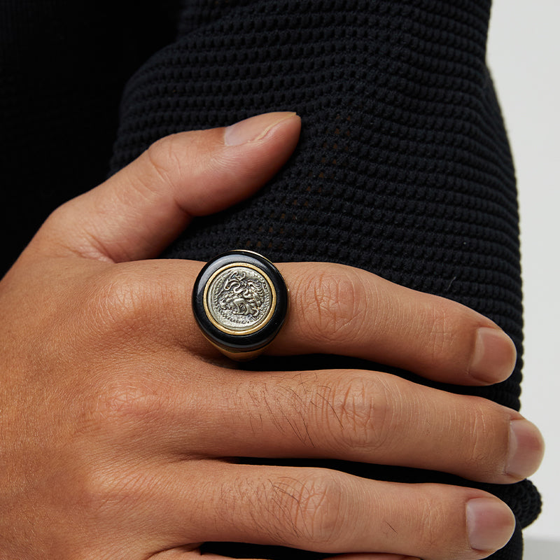 totwoo MEET Greek Coin Smart Ring (4 Styles)