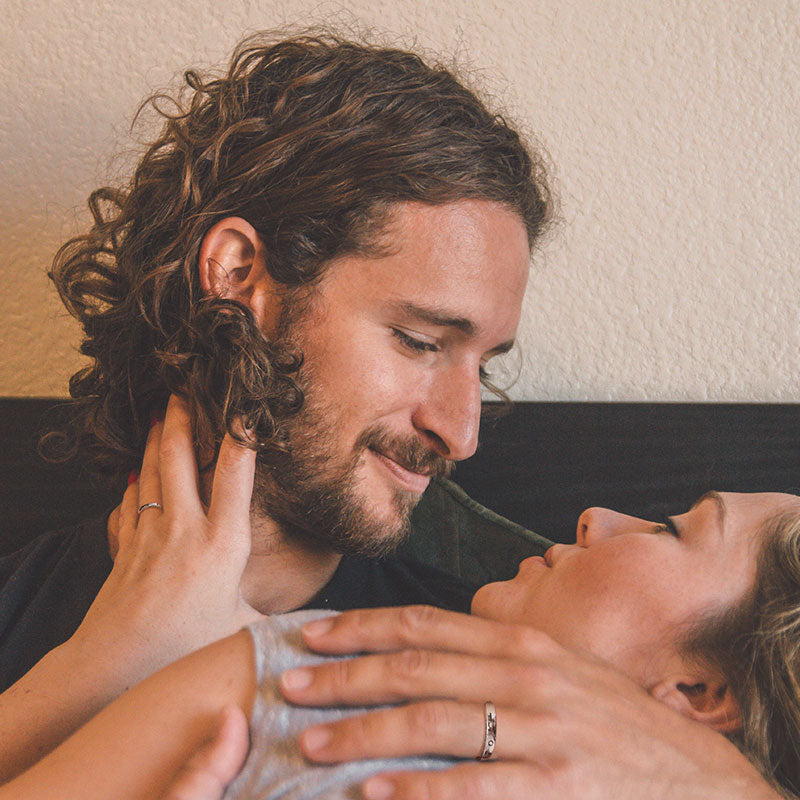 totwoo X Sun&Moon Adjustable Silver Couple Rings