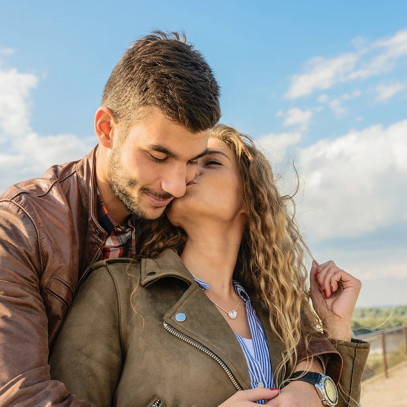 Totwoo Memory NFC Necklace(18K White Gold Plated Silver & Mother of Pearl)