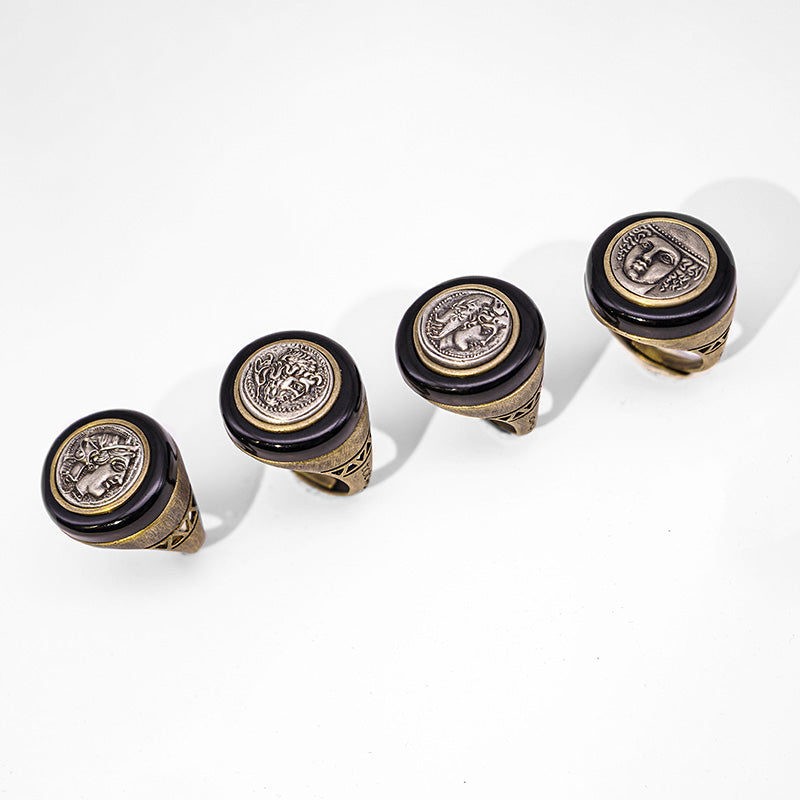totwoo MEET Greek Coin Smart Ring (4 Styles)