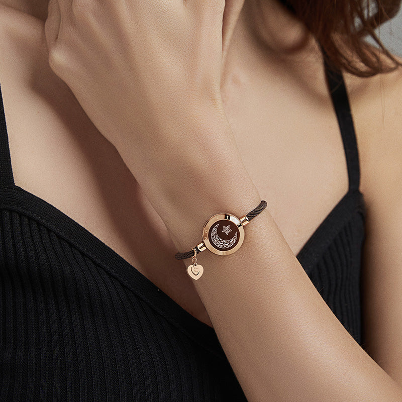 Totwoo Sun&Moon Touch Bracelets with Milan Rope Set