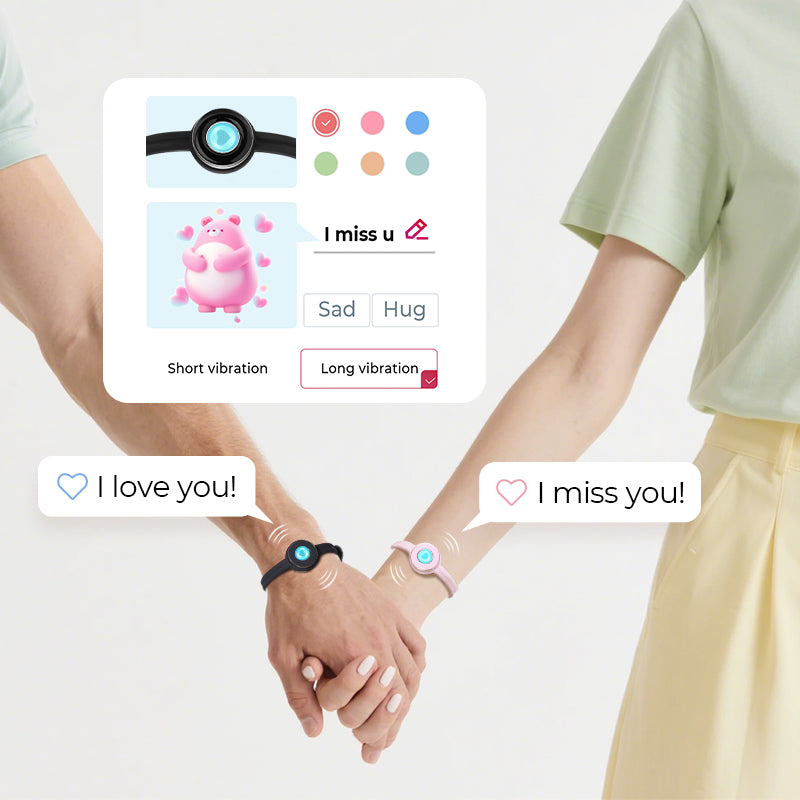 Candy Original Touch Bracelets (Black+Pink)