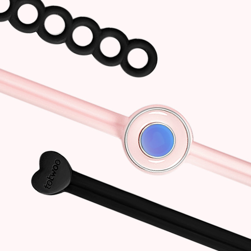 Candy Original & Wave Touch Bracelets (Black+Pink)