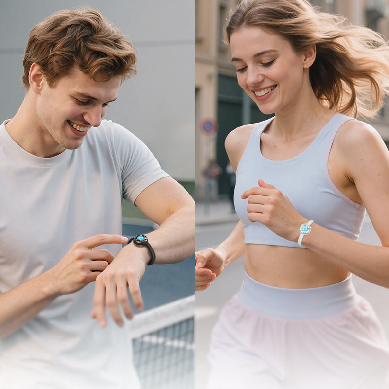 Candy Wave Touch Bracelets (Black+White)