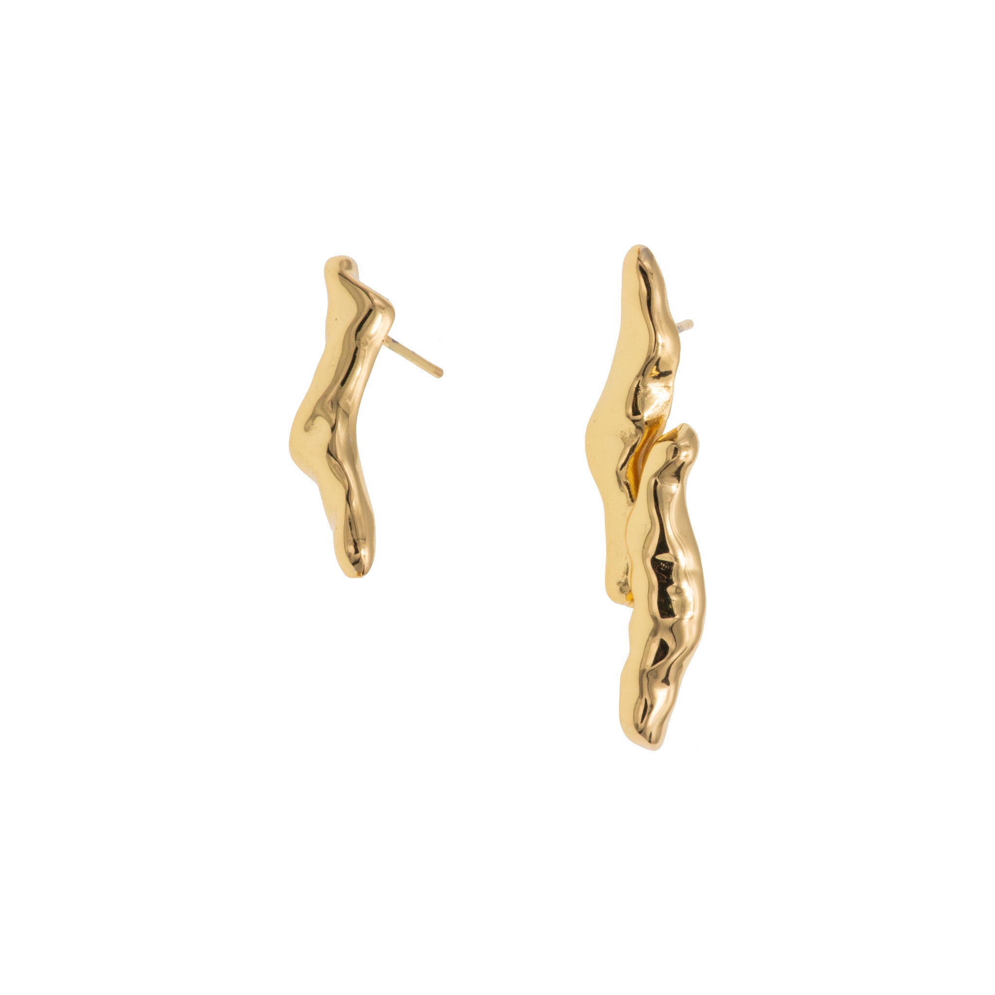 Asymmetric Root Earrings