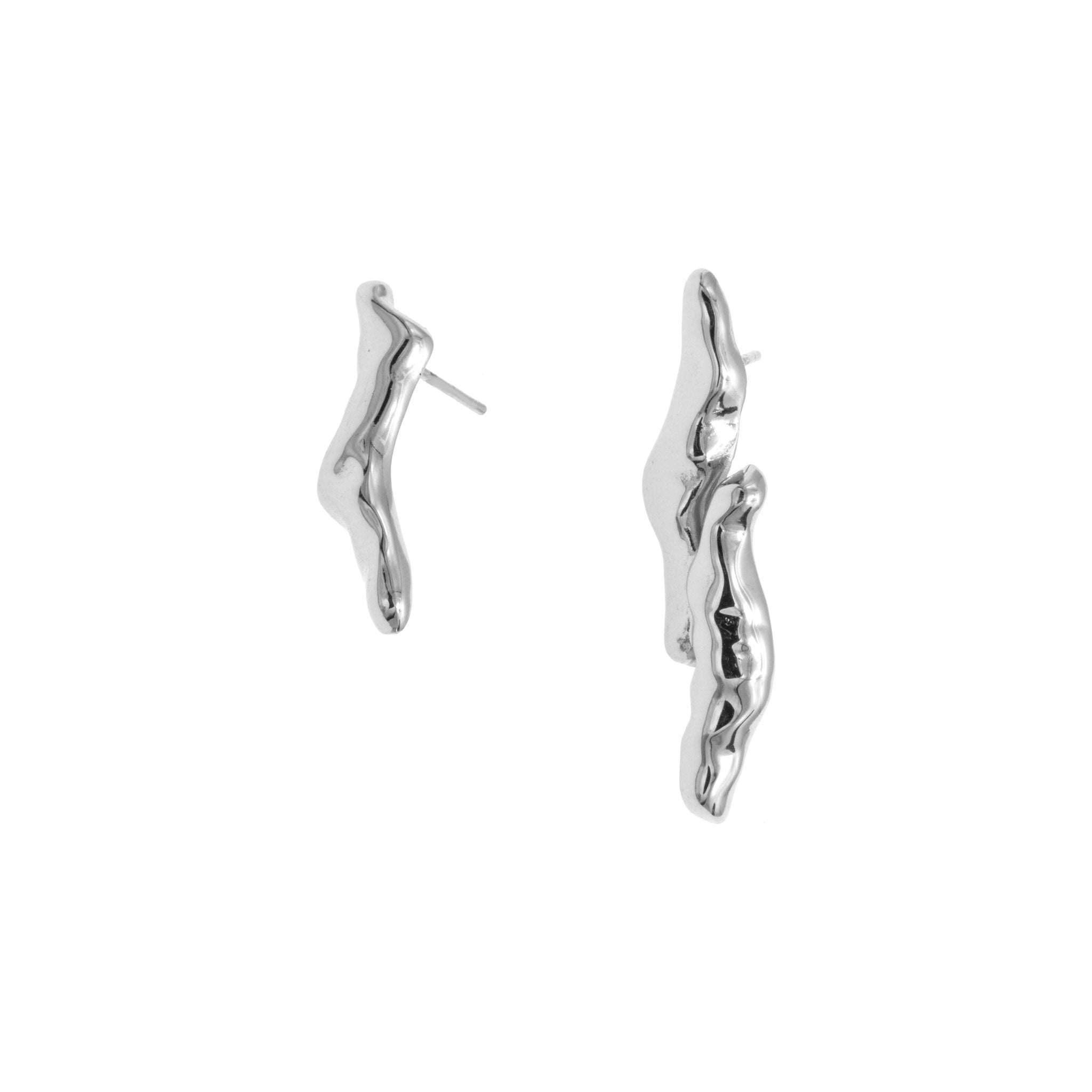 Asymmetric Root Earrings
