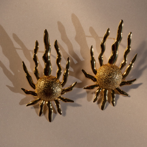 Large Solar Earrings