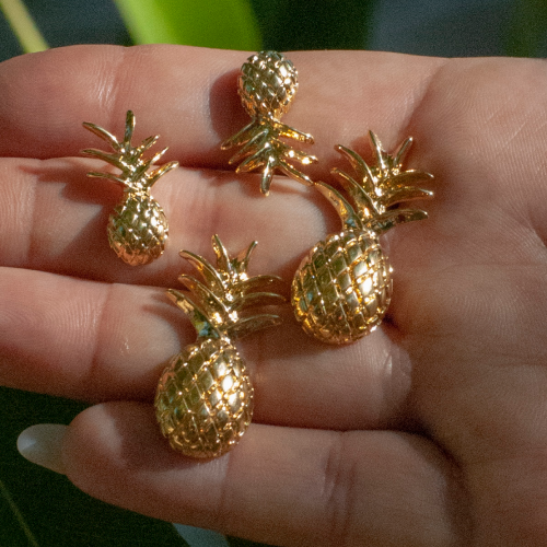 Small Pineapple Earrings