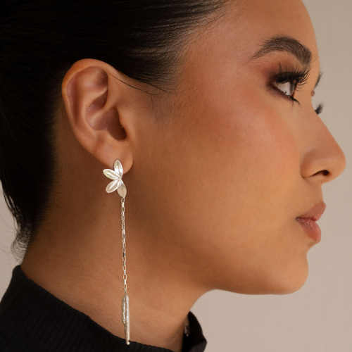 Long Petal Earrings