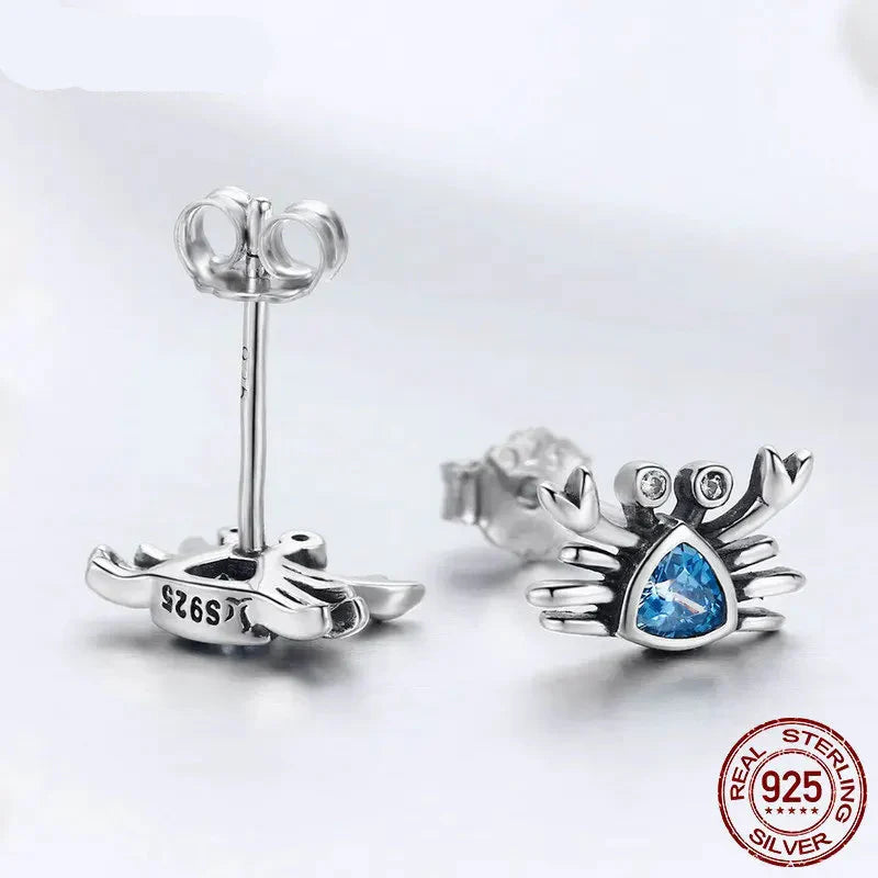 Ocean Jewel Crab Earrings