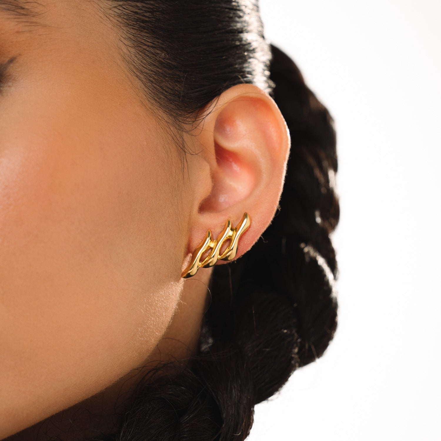 Triple Petra Earrings