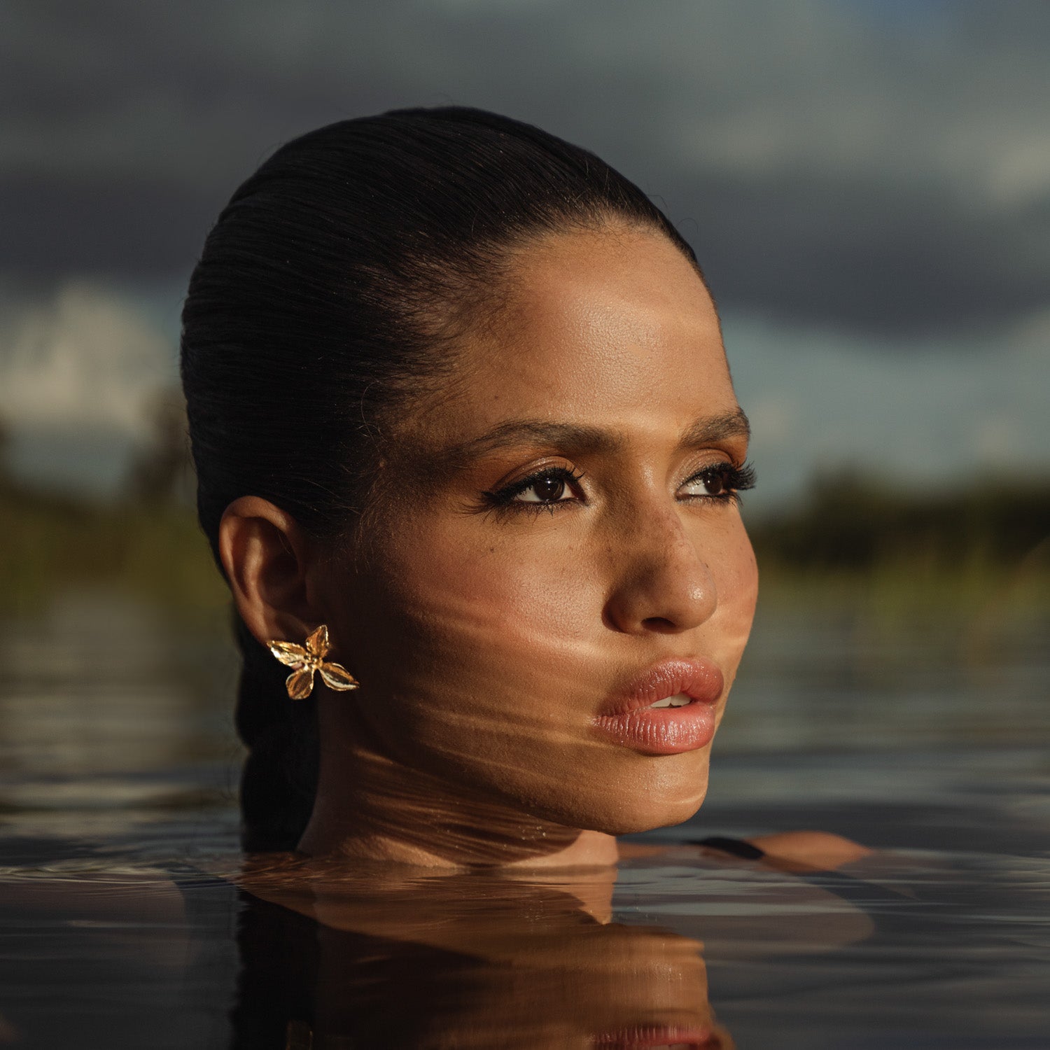 Small Desert Rose Earrings
