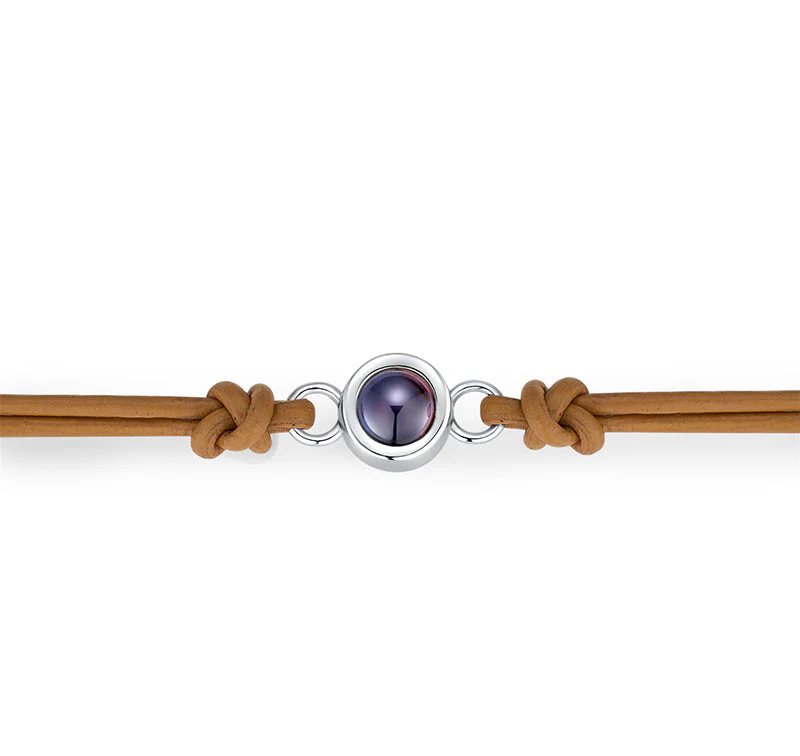 Personalized Genuine Leather Photo Bracelet