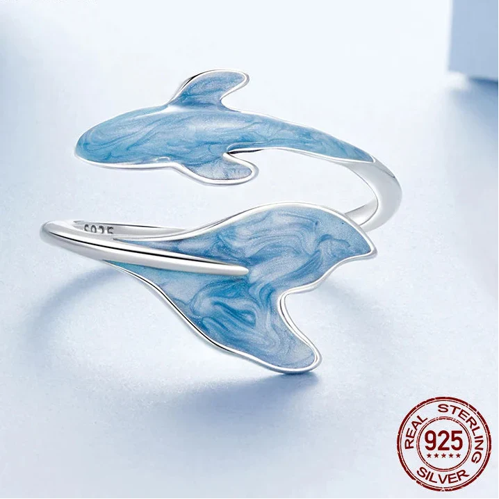 Blue Guppy Ring