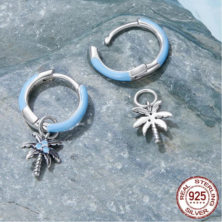 Tropical Palm Earrings