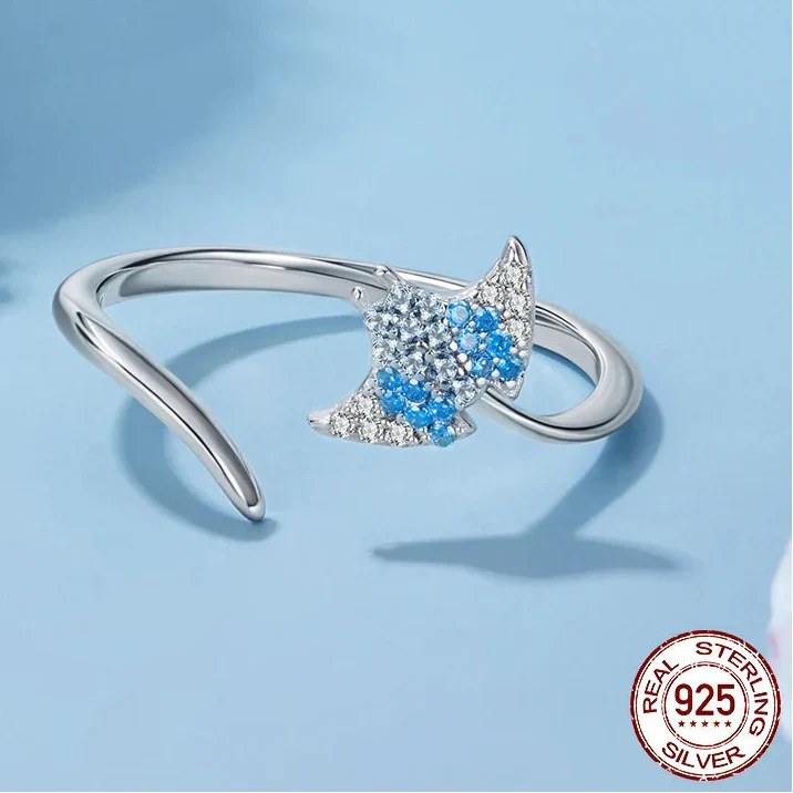 Marine Manta Ring
