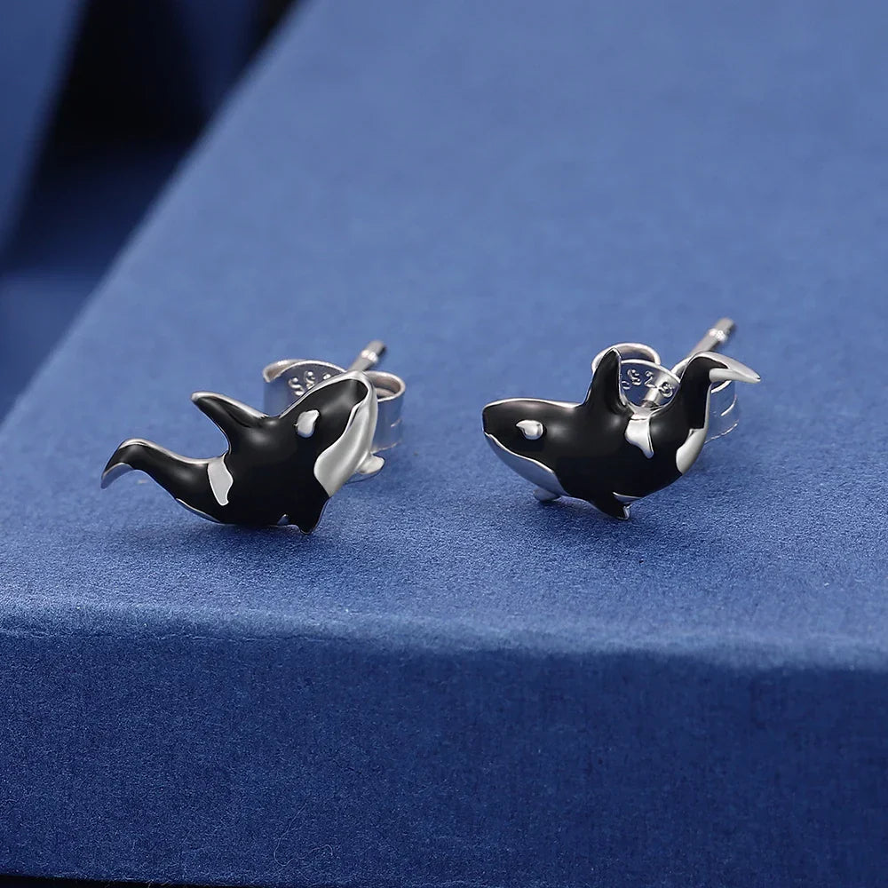 Killer Whale Earrings