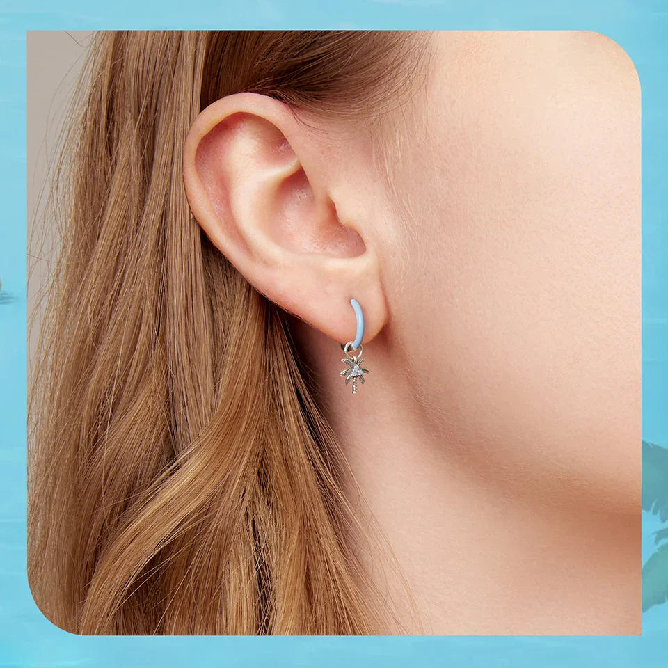Tropical Palm Earrings