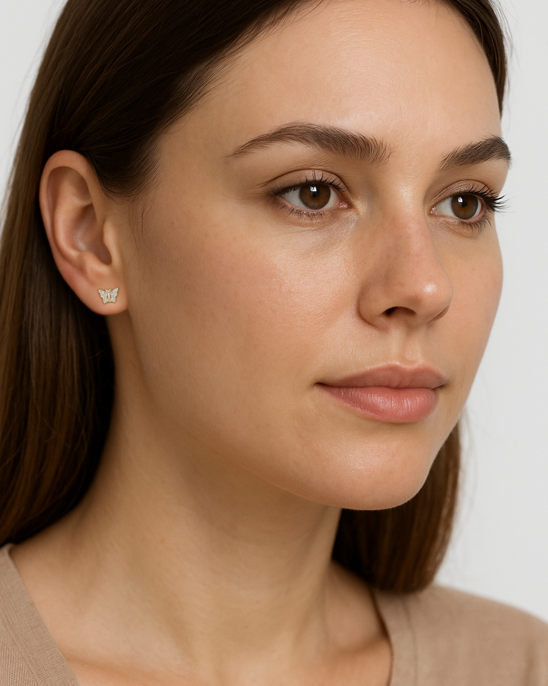 Auréa Butterfly Brincos Femininos | Semi-Jóias em Prata 925 Serenyah