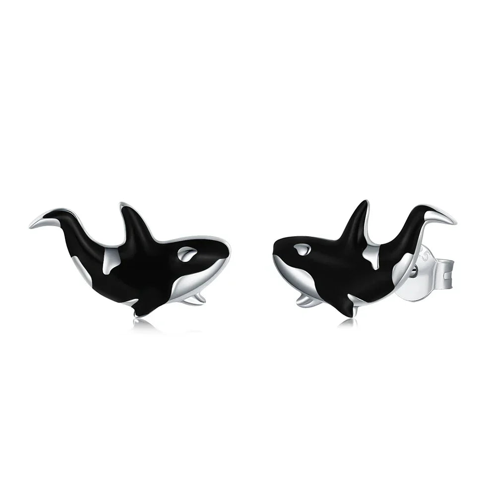Killer Whale Earrings