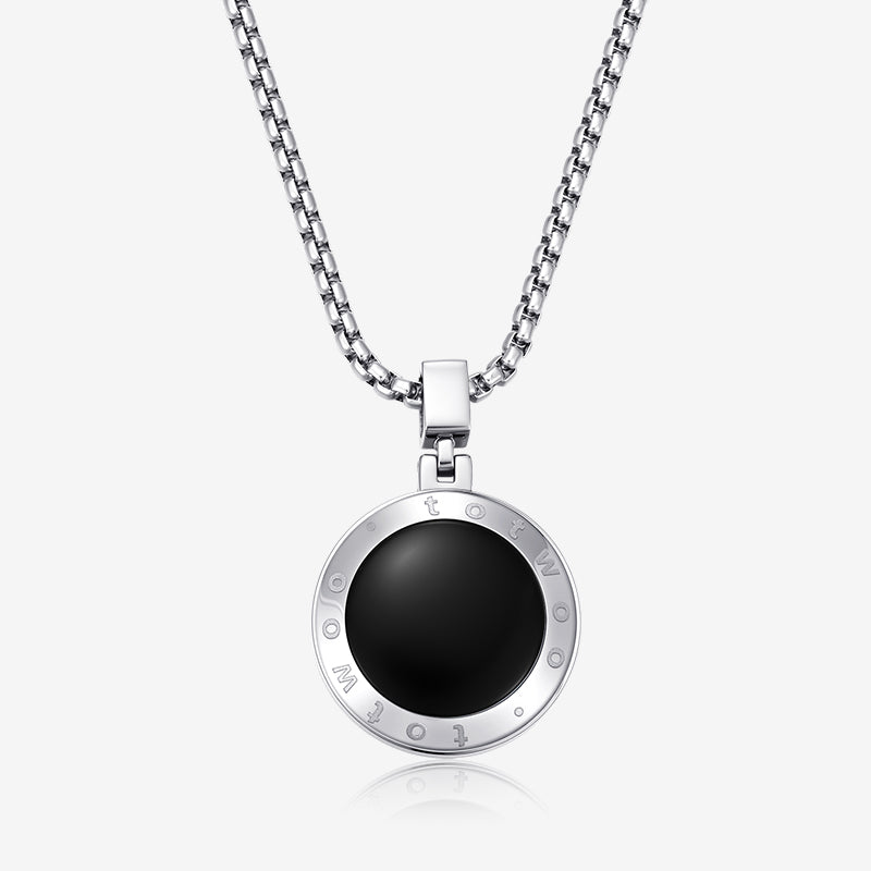 Soulmate 2.0 Touch Necklace with Obsidian