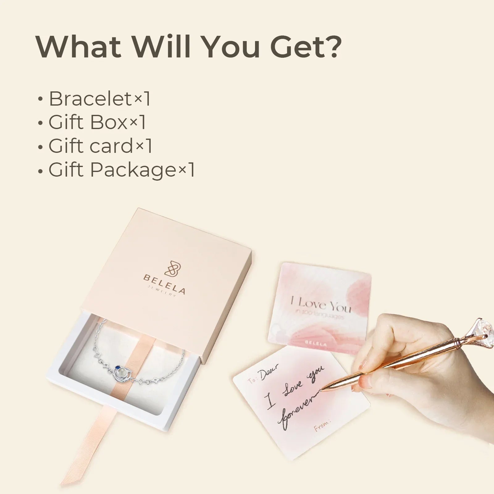 Starry Sky 925 Silver Photo Bracelet