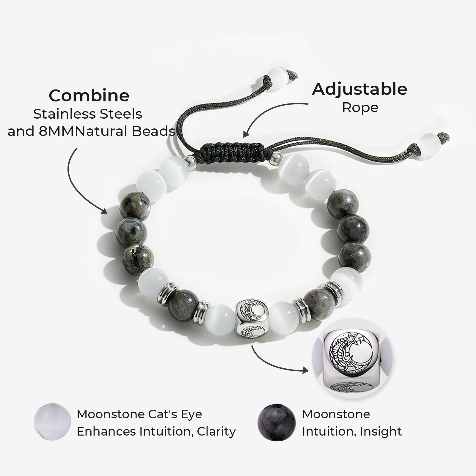 Sun&Moon Celestial Bond Beaded Bracelets