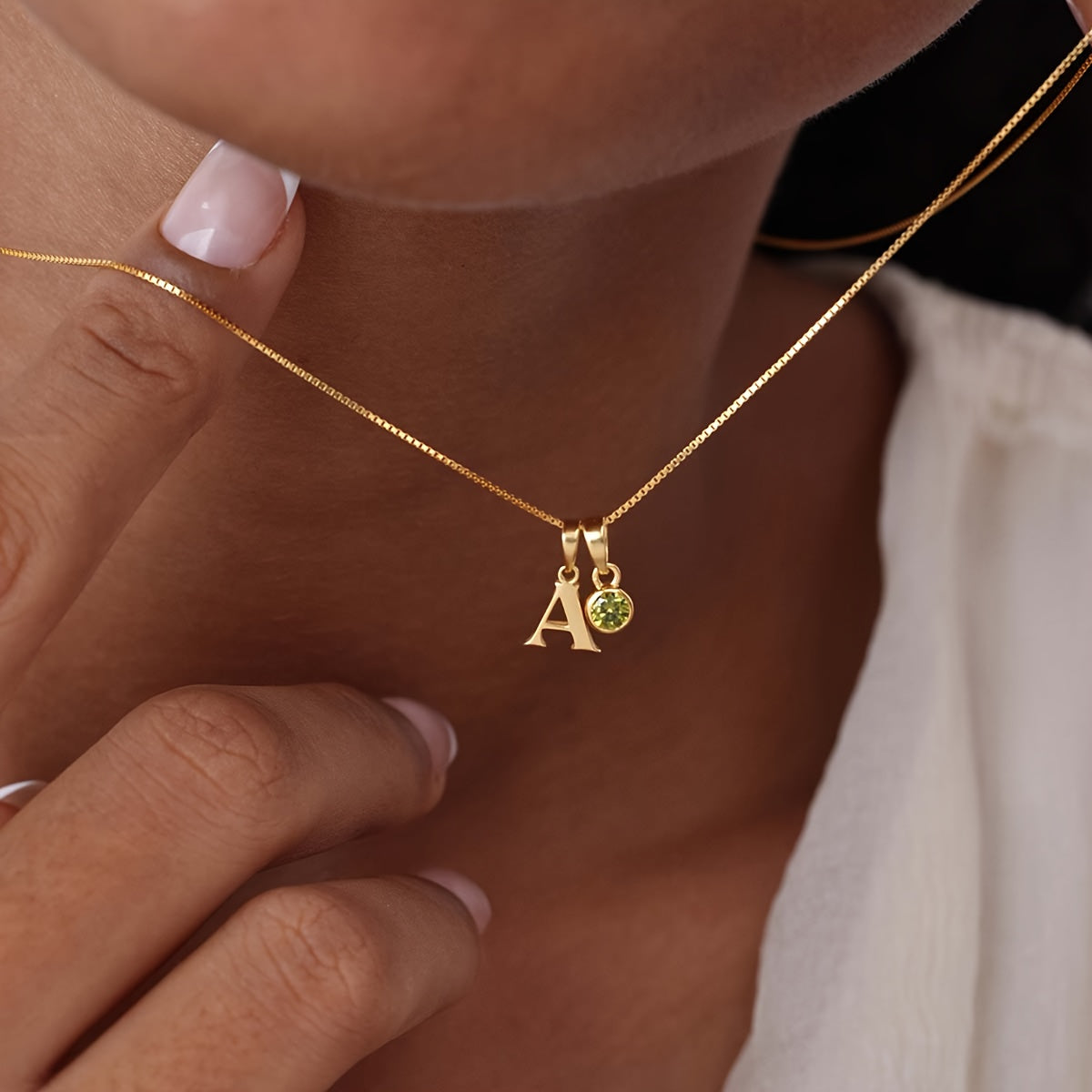 Valén Personalized Birthstone Necklace