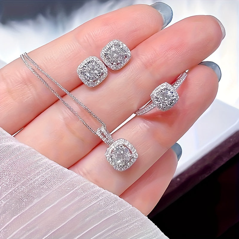 💎 Valén | 3pcs Elegant Moissanite Jewelry Set 💎
