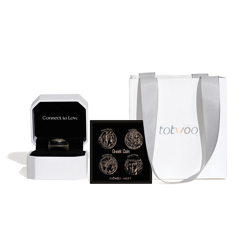 totwoo MEET Greek Coin Smart Ring (4 Styles)