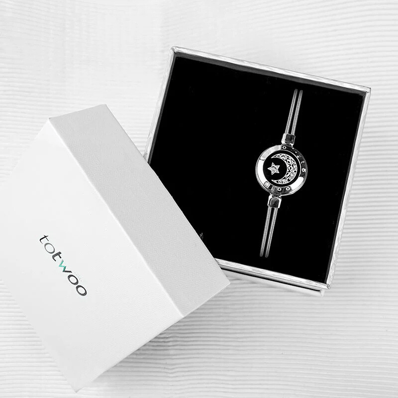 Moon Touch Single Bracelet with Snake Chain