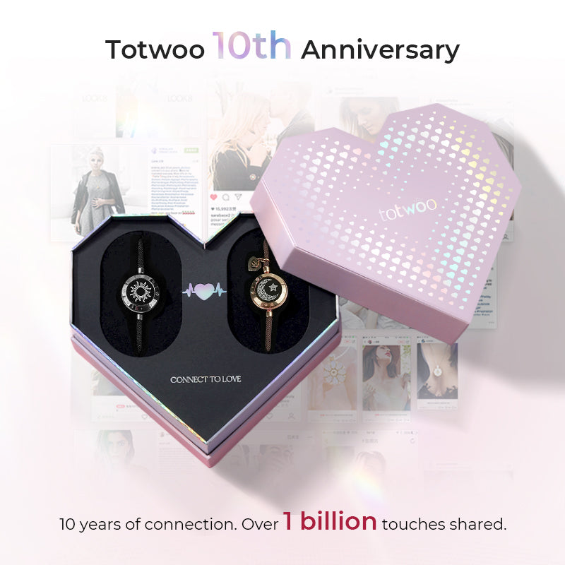 [10th Anniversary Packaging] Sun&Moon Touch Bracelets with Milan Rope (Black+Brown)