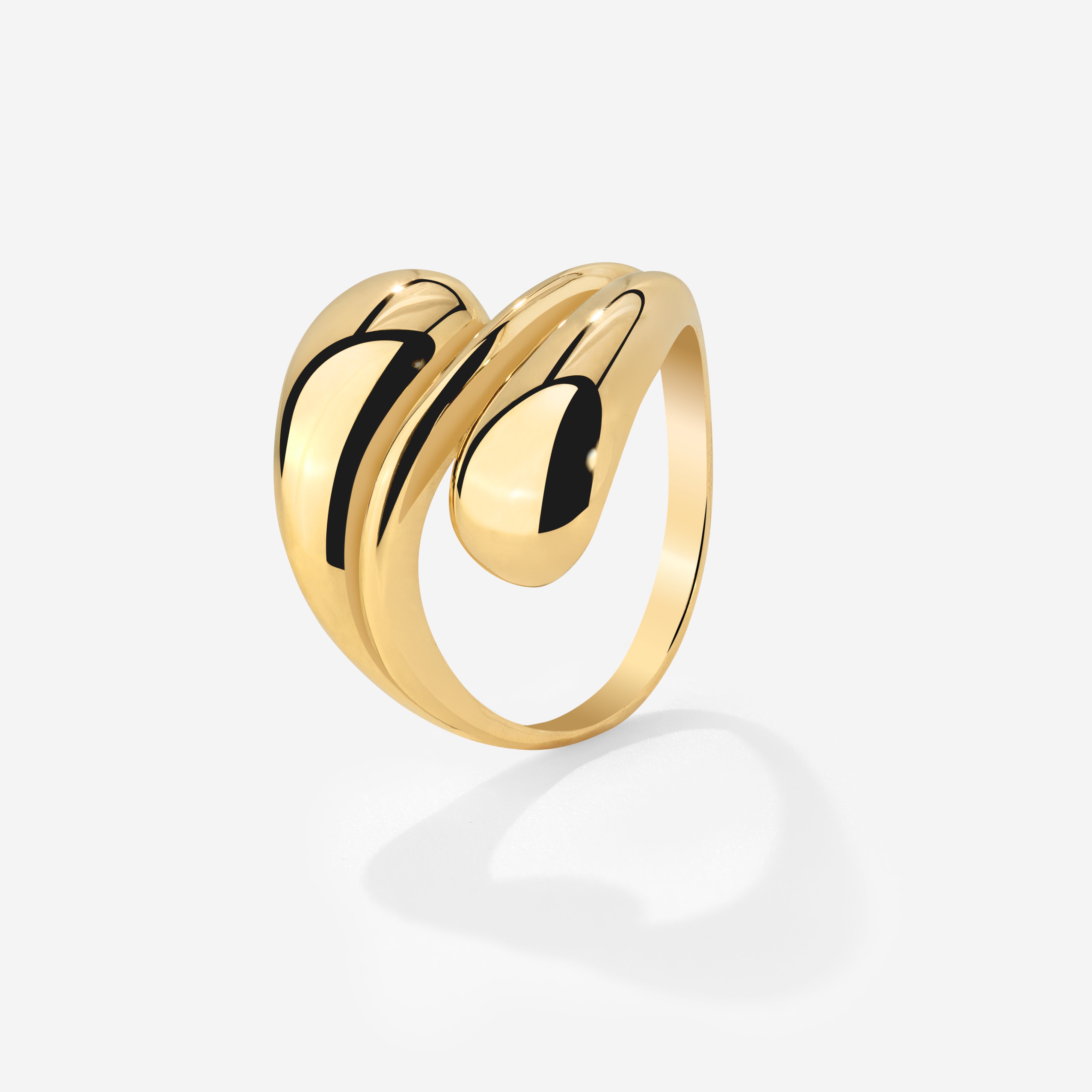 VALÉN Sculpted Touch Ring Gold