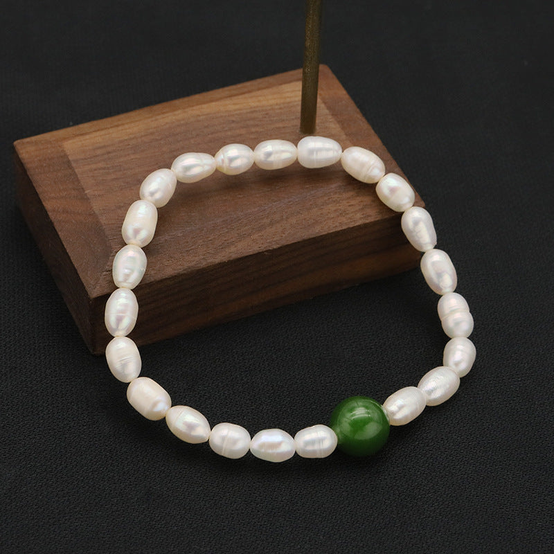 Liria Pearl Pulseiras com Pérolas Naturais e Pingente Serenyah