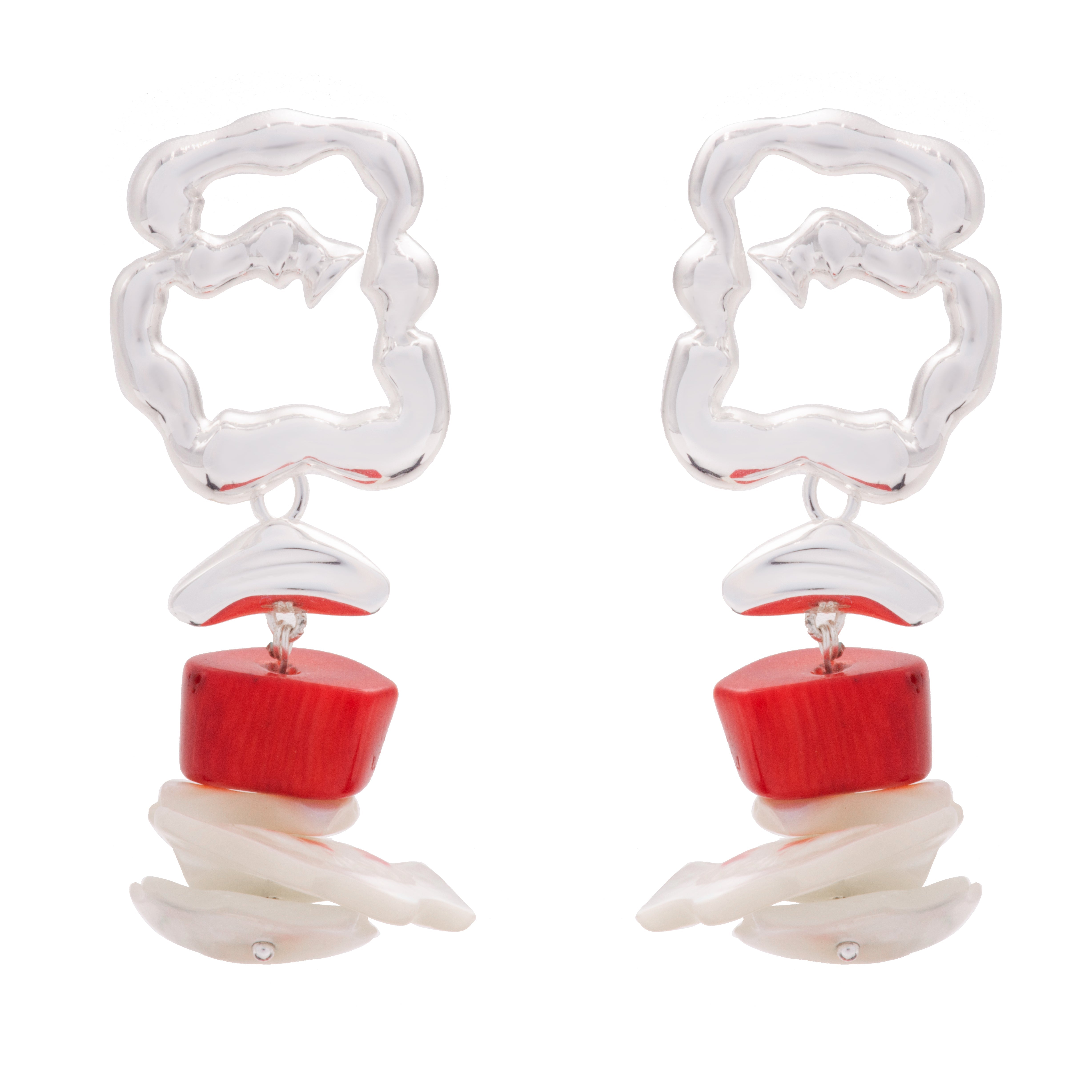 Ocean Coral Earrings