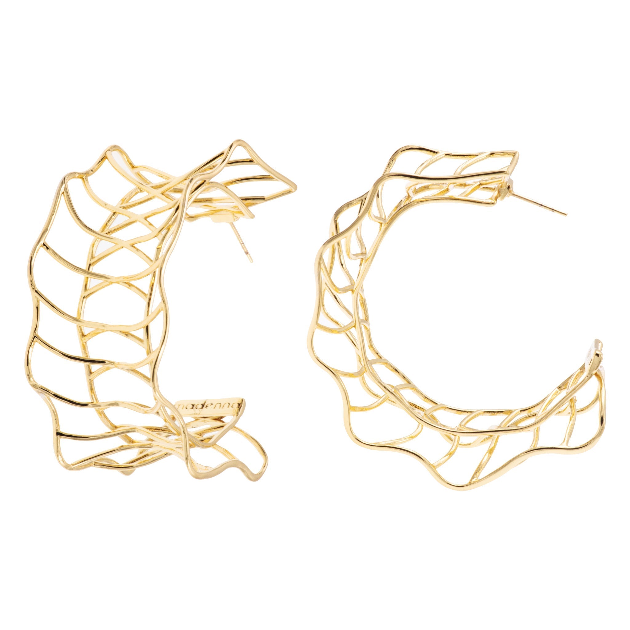 Silk Hoop Earrings