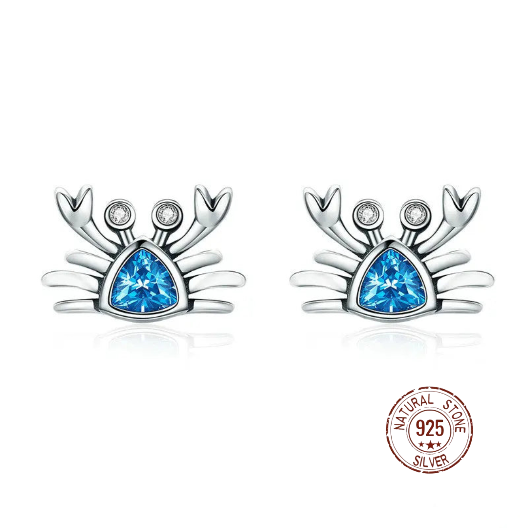 Ocean Jewel Crab Earrings