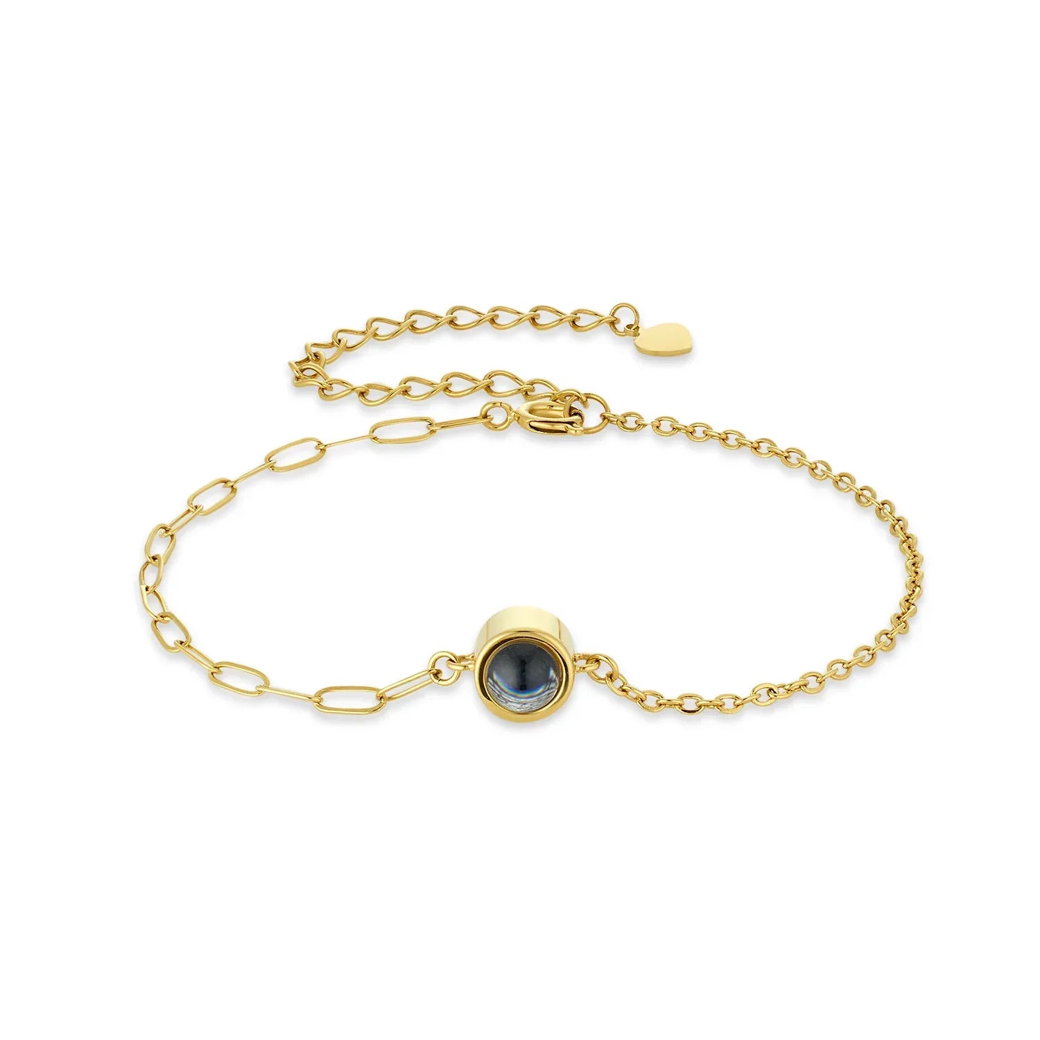 Custom Dual Chain Photo Bracelet