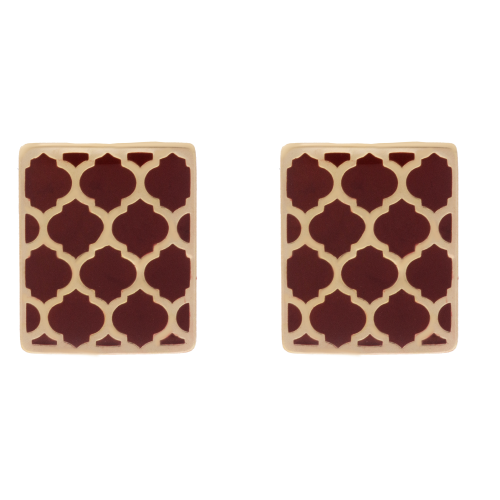 Resin Mosaic Earrings