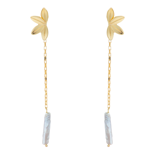Long Petal Earrings