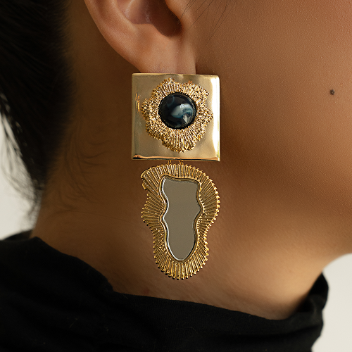 Asymmetric Duality Earrings