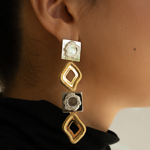 Long Duality Earring