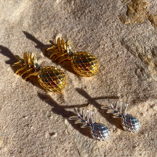 Small Pineapple Earrings