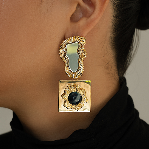 Asymmetric Duality Earrings