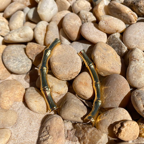 Large Bamboo Earrings