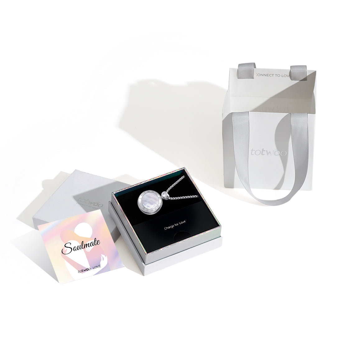 Soulmate 2.0 Touch Necklace with Mother of Pearl Panel