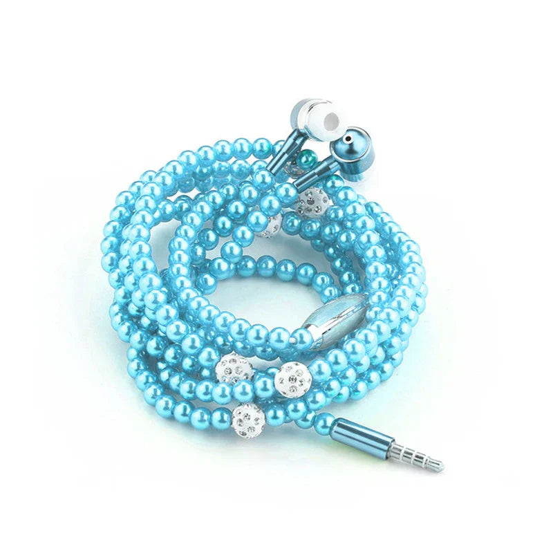 Valén Pearl Necklace Earphones — Elegance in Every Beat