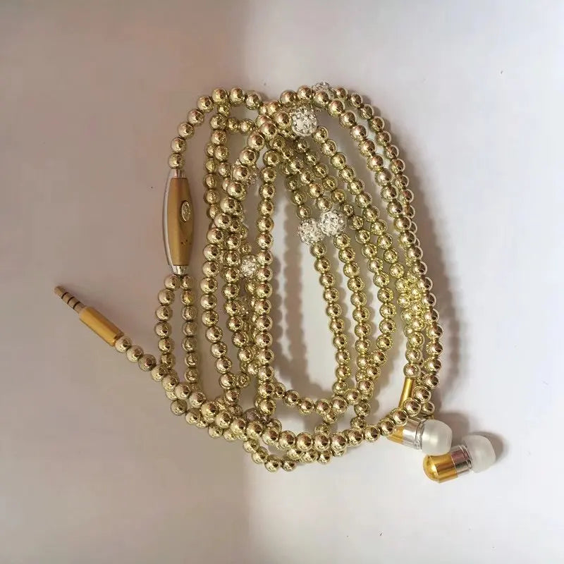 Valén Pearl Necklace Earphones — Elegance in Every Beat